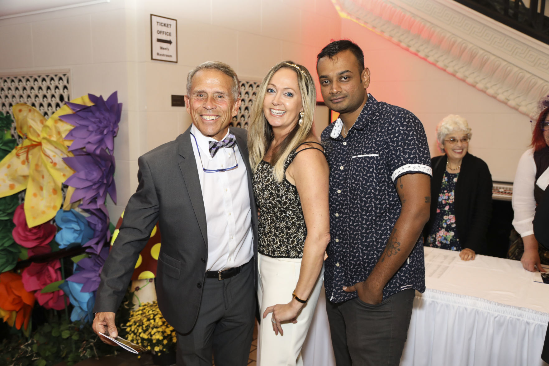 Cheryl Magnuson, Bloomington Mayor Tari Renner, Sahan Kuruppuaratchi